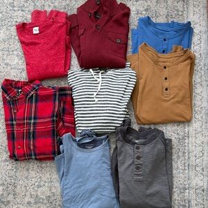 Mixed lot of men’s shirts. 8 items.